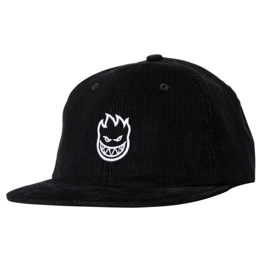 Spitfire Lil Big Head Black Corduroy Strapback Hat
