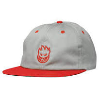 Spitfire Lil Big Head Grey Strapback Hat