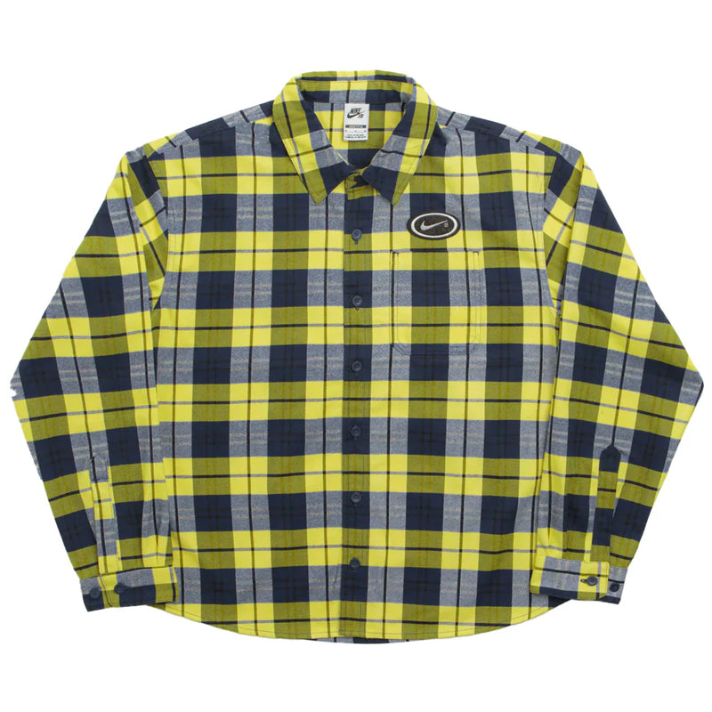 Nike SB Eric Koston Air Max 95 Flannel - Midnight Navy/Speed Yellow