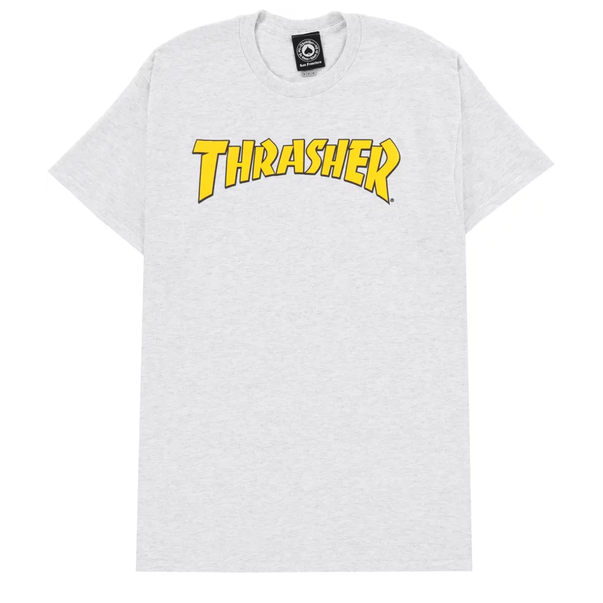 Thrasher Cover Logo T-Shirt Ash Grey