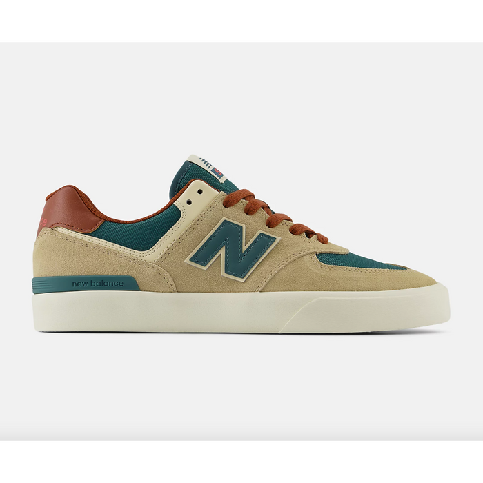 New Balance Numeric 574 Vulc Brown Green